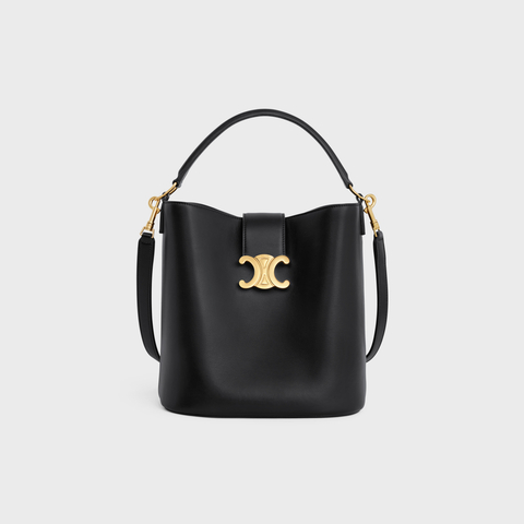 MEDIUM LOUISE BAG IN SMOOTH CALFSKIN BLACK - Image 1